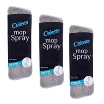 Kit 3 Refil para Mop Spray Microfibra Rodo Esfregão Mágico Limpeza Celeste CLT-911A Kit 3 Refil para Mop Spray Microfibra Rodo Esfregão Mágico Limpeza Celeste CLT-911A