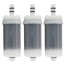 Kit 3 Refil Vela Blindada Pro Saúde p/ Filtro de Torneira Redução de Cloro Água Carvão Ativado