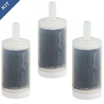 Kit 3 Refil / Vela Universal Para Toneira Com Filtro com carvão ativo - AT