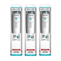 Kit 3 Refis Filtro De Água Refrigerador Side By Syde Brastemp W10320833