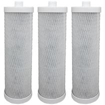 Kit 3 Refis Filtros Carbon Block de 9.3/4" Modelo Com Rosca