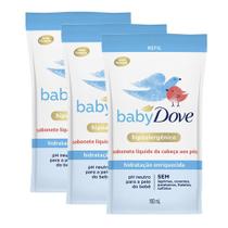 Kit 3 Refis Sabonete Líquido Baby Dove da Cabeça aos Pés Hidratação Enriquecida 180ml Kit 3 Refis Sabonete Líquido Baby Dove da Cabeça aos Pés Hidratação Enriquecida 180ml