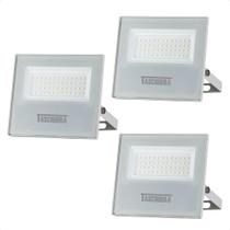 Kit 3 Refletor Holofote Taschibra Led Tr Slim 20w Verde Prova Da água Ip65 Branco Bivolt Kit 3 Refletor Holofote Taschibra Led Tr Slim 20w Verde Prova Da água Ip65 Branco Bivolt