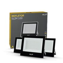 Kit 3 Refletor Led 100w 6500k Branco Frio Bivolt a prova d'água Alut Cod: ALUT000701-3 Alut By Avant
