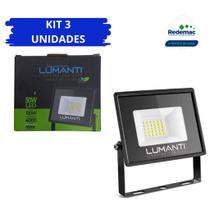 Kit 3 Refletor Led 50w 5500k Kit 3 Refletor Led 50w 5500k