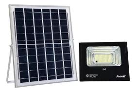 Kit 3 Refletor Led Placa Solar Prova Dágua 60w Sensor 6500k