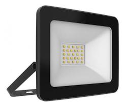 Kit 3 Refletor Slim Preto 10w Autovolt 6500k Taschibra