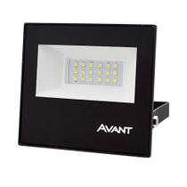 Kit 3 Refletores AVANT LED Slim 20W 6500K Bivolt Branco Frio