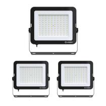 Kit 3 Refletores Led Floodlight Compact Core 100w 5000k Ip65 Ledvance Osram