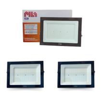 Kit 3 Refletores Led Philips Pila 200w Ip65 Holofote 6500k