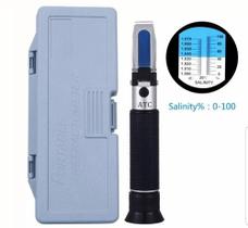 Kit 3 Refratômetro P Aquário Marinho Densidade Salinidade
