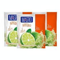 Kit 3 refresco diet limão 8g zero açucar fonte de vitamina c magro Kit 3 refresco diet limão 8g zero açucar fonte de vitamina c magro
