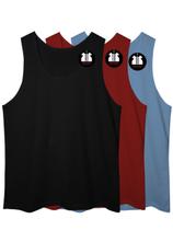 Kit 3 regata básica masculina 100% algodão Kit 3 regata básica masculina 100% algodão