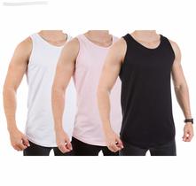 Kit 3 Regata Camisa Masculino Long Line Algodão Premium Top Acabamento Super Reforçados Kit 3 Regata Camisa Masculino Long Line Algodão Premium Top Acabamento Super Reforçados