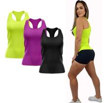 Kit 3 Regata Dry Fit Academia Moda Fitness Uv Premium Basica