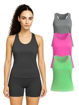 Kit 3 Regata Nadador Dryfit Fitness Academia Cores Sortidas Kit 3 Regata Nadador Dryfit Fitness Academia Cores Sortidas