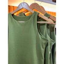KIT 3 Regatas Casual Basica Suplex Duplo Blusa Feminina Blogueira Tendencia
