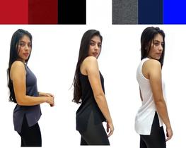 kit 3 regatas feminina fitness camiseta tapa bumbum blusa academia kit 3 regatas feminina fitness camiseta tapa bumbum blusa academia