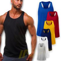 Kit 3 Regatas Masculina Academia Fitness Corrida ALGODÃO 224