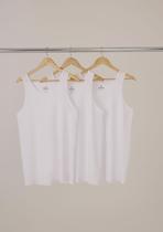 Kit 3 Regatas Masculinas Slim