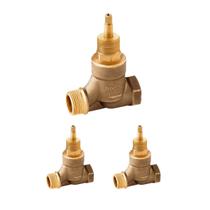 Kit 3 Registro Ceramico 3/4 Dn20 1/2 Volta Sentido H Docol Kit 3 Registro Ceramico 3/4 Dn20 1/2 Volta Sentido H Docol