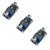 Kit 3 Regulador Conversor Tensão LM2596 Step Down Buck 3A