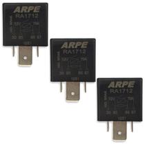 Kit 3 Rele Auxiliar RA-1712 4 Pinos 12 V 70 Amperes Linha Renault
