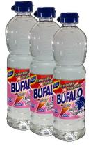 kit 3 REMOVEDOR BUFALO PERFUMADO JASMIM Limpeza 500ML