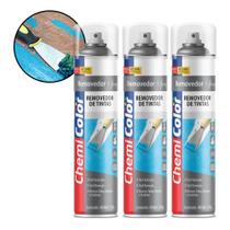 Kit 3 Removedor de Tinta Spray Profissional Chemicolor 400ml