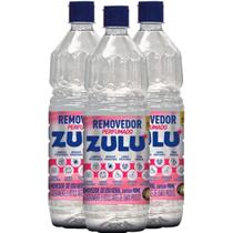 Kit 3 Removedor Zulu Perfumado 900ml Remove Manchas Rápido