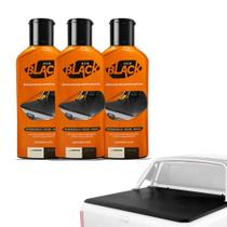 Kit 3 Renovador de Capota Maritima Original Keko New Black 140ml