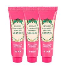 Kit 3 Reparador de Calcanhar Danificados Creme Hidratante Granado Pink 20g