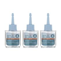 Kit 3 Reparador Ponta Cabelo Cacheados Amend Gold Black Kit 3 Reparador Ponta Cabelo Cacheados Amend Gold Black