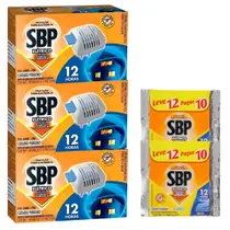 Kit 3 Repelente Aparelho Elétrico 12 Horas e 36 Pastilhas Kit 3 Repelente Aparelho Elétrico 12 Horas e 36 Pastilhas