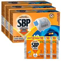 Kit 3 Repelente Aparelho Elétrico e 48 Pastilhas Tradicional