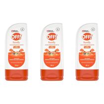 Kit 3 Repelente De Insetos Off Family Loção 200ml Kit 3 Repelente De Insetos Off Family Loção 200ml