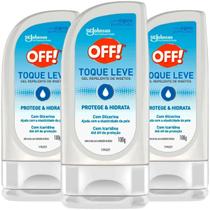 Kit 3 Repelente Off Toque Leve Icaridina Gel 100G Cada