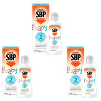 Kit 3 Repelente Para Bebê Infantil SBP Baby Icaridina Espanta Mosquito Pernilongo 100ml