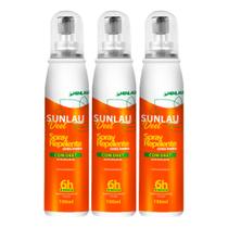 Kit 3 Repelente Spray Contra Insetos Dengue 6h Sunlau Deet 100ml Henlau