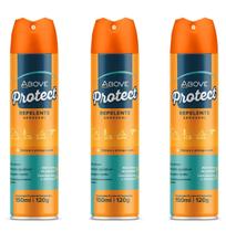 Kit 3 Repelente Spray Protect Above Secagem Rápida 150Ml