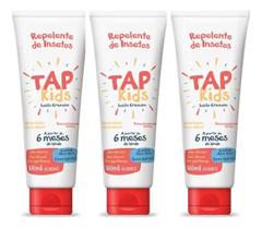 Kit 3 Repelente Tap Kids Para Crianças A Partir De 6 Meses