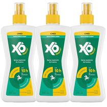 Kit 3 Repelente XO Inseto Deet 200ML SPRAY 10H de Proteçao Kit 3 Repelente XO Inseto Deet 200ML SPRAY 10H de Proteçao