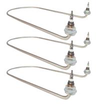 Kit 3 Resistências Para Buffet Quente 2500w 220v Ponta 90 Graus Restaurantes e Casamentos Kit 3 Resistências Para Buffet Quente 2500w 220v Ponta 90 Graus Restaurantes e Casamentos