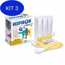 Kit 3 Respiron Athletic 2 Exercitador e Incentivador