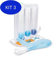 Kit 3 Respiron Classic Aparelho Fisioterapia E Exercício