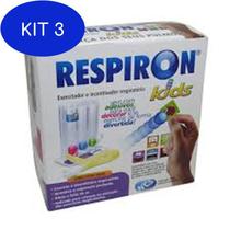 Kit 3 Respiron Kids Exercitador e Incentivador Respiratório