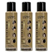 Kit 3 Retoque Para Cabelo Castanho Escuro Colorific 120ml