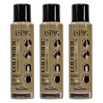 Kit 3 Retoque Para Cabelo Castanho Médio Colorific - 120ml