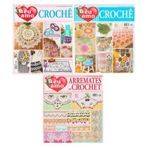 Kit 3 Revistas Artesanato Bordados Eu Amo Crochê E Arremates Kit 3 Revistas Artesanato Bordados Eu Amo Crochê E Arremates