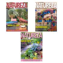Kit 3 Revistas Natureza Jardinagem e Paisagismo Kit 3 Revistas Natureza Jardinagem e Paisagismo